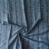 Sambalpuri blue with black stripes Cotton Fabric - Image 3