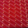 Red sambalpuri cotton saree with black border - Image 4
