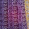 Yellow fish sambalpuri saree with maroon border - Image 6