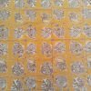 Yellow fish sambalpuri saree with maroon border - Image 3