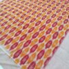 Orange & Yellow ikat double bedsheet with pillow cover - Image 6