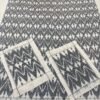 Light Black ikat double bedsheet with pillow cover