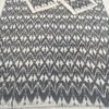 Light Black ikat double bedsheet with pillow cover - Image 2