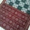 Blue squares with maroon border and anchal - Image 4