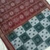 Blue squares with maroon border and anchal - Image 3