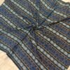 Blue sambalpuri cotton fabric with vertical saptapar bomkei pattern - Image 6
