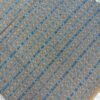 Light brown sambalpuri cotton fabric with blue Ikat stripes - Image 9