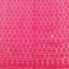 Magenta sambalpuri cotton saree with black border and temple - Image 10