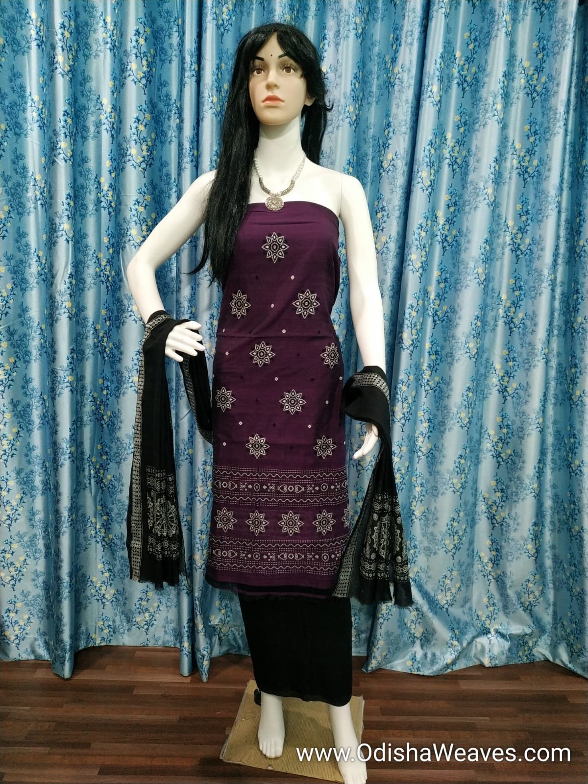 Sambalpuri Handloom ikkat ladies dress material