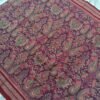 Peacock pattern sambalpuri cotton saree in burgundy and red - Image 8