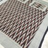 Brown Zig Zag ikat double bedsheet with pillow covers - Image 4