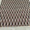 Brown Zig Zag ikat double bedsheet with pillow covers - Image 3