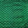 Green tiny pasapalli silk saree with maroon border and anchal - Image 8