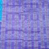 Sambalpuri blues half half silk saree with blue anchal - Image 11