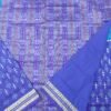Sambalpuri blues half half silk saree with blue anchal - Image 14