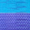 Sambalpuri blues half half silk saree with blue anchal - Image 5