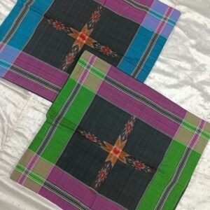 Set of two sambalpuri handloom cushion covers - Image 3