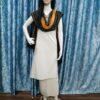 Yellow & Black cotton shawl - Image 2