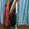 Green & Red triple border doll pattern sambalpuri cotton saree - Image 11