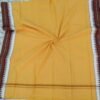 Brown colour cotton towel with maroon rudraksha border - Image 2