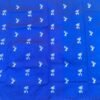 Blue sambalpuri silk saree with tribal art and maroon temple border - Image 4
