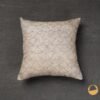 Bengal kantha embroidery tussar silk cushion cover