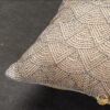 Bengal kantha embroidery tussar silk cushion cover - Image 2