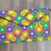 Red purse with blue,green and yellow flowers - Image 3