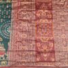 Black and red traditional sambalpuri silk saree border and anchal - Image 5