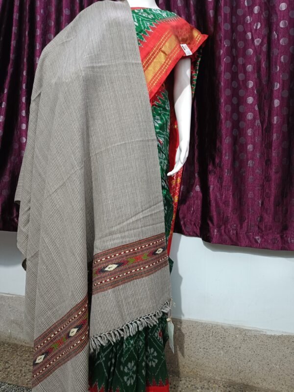 Gray Angoora SD Palla Yak Shawl - Image 4