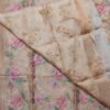 Brown flower pattern art silk saree with blouse - Image 2