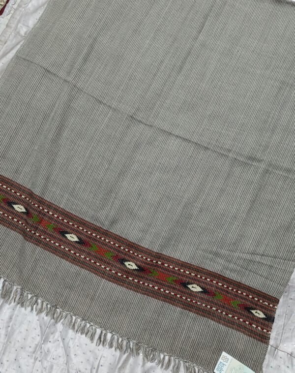 Gray Angoora SD Palla Yak Shawl - Image 2