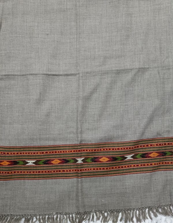 Light Brown Angoora SD Palla Yak Shawl - Image 4