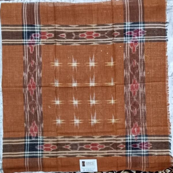 Brown cotton handkerchief - size 22*22 inch