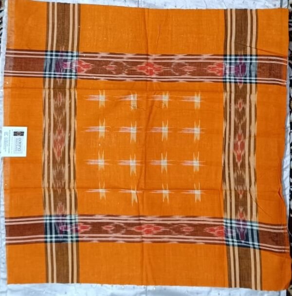 Orange cotton handkerchief - size 22*22 inch