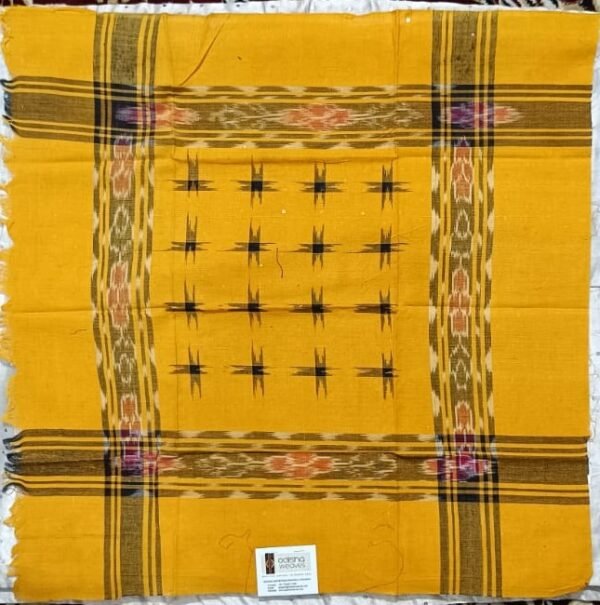 yellow cotton handkerchief - size 22*22 inch