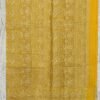 Yellow chhattisgarh tussar silk saree with blouse - Image 5