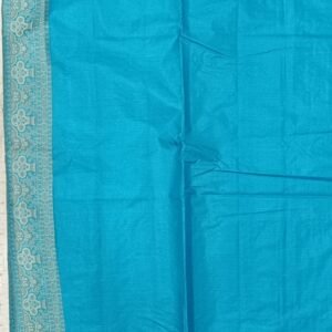 Sky chhattisgarh tussar silk saree with blouse