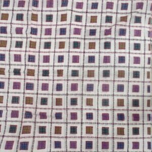 White ashwini sambalpuri cotton fabric