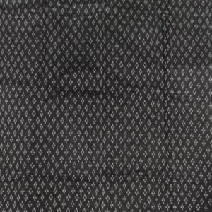 Black sambalpuri cotton fabric