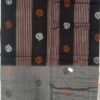 Gray and black bomkai sambalpuri cotton saree - Image 2