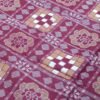 Maroon and peach sambalpuri saptapar double bedsheet - Image 5