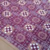 Maroon and peach sambalpuri saptapar double bedsheet