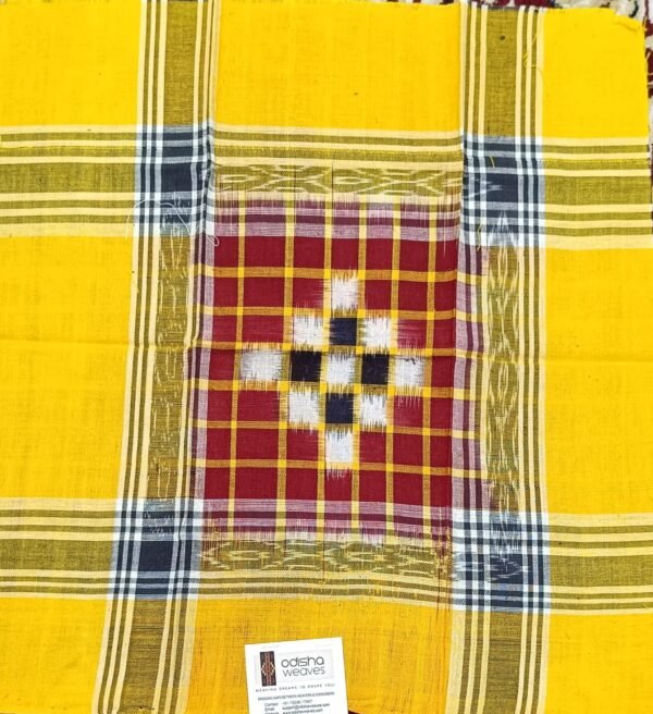 Yellow cotton handkerchief – size 16*16 inch