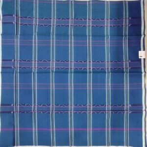 Sky blue checks sambalpuri cotton lungi