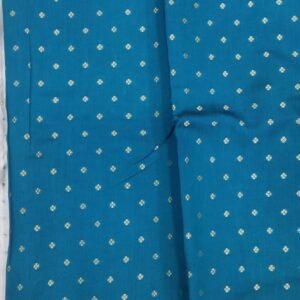 Green buti pattern pure banarasi soft silk saree with blouse