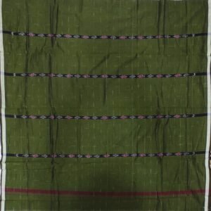 Green sambalpuri cotton lungi