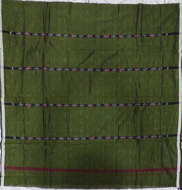 Green sambalpuri cotton lungi