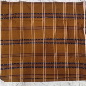 Yellow checks sambalpuri cotton lungi
