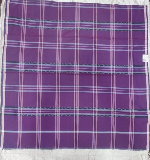 Blue checks sambalpuri cotton lungi